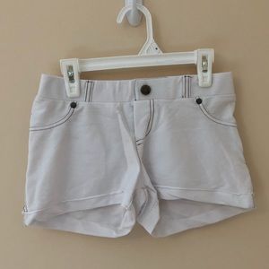 Denim-like shorts